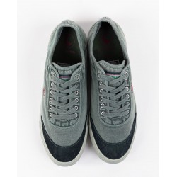Zapatilla Squash hombre Vintage en verde – Algodón | [EOLO SANXENXO]