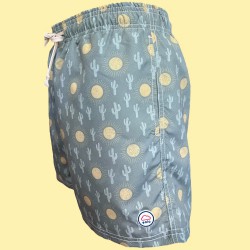 Bañador Hombre Eolo Sol & Cactus | Secado Rápido y Estilo Veraniego