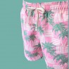 Bañador Hombre Eolo Palmeras Rosa | Tropical, Cómodo y Secado Rápido