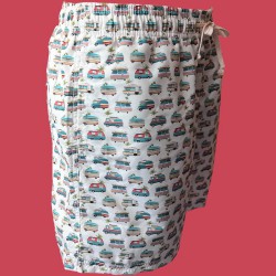 Bañador Hombre Eolo Coches| Estampado Retro y Secado Rápido