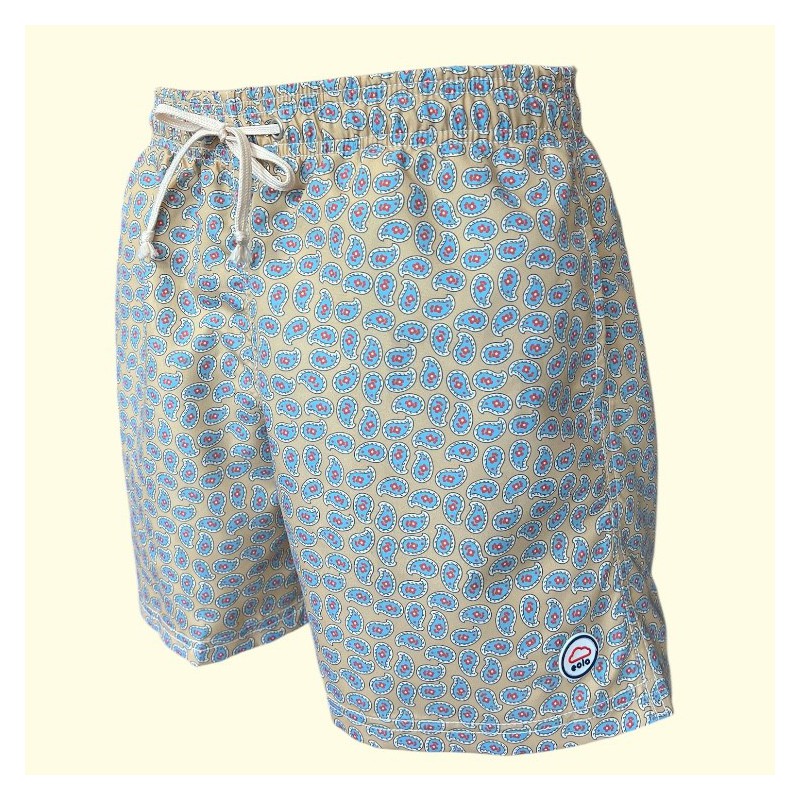 Bañador Hombre Eolo Cachemira Amarillo | Elegancia y Comodidad en Verano