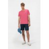 Camiseta rosa orgánica elPulpo | Estampados y logo bordado