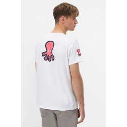 Camiseta blanca elPulpo de algodón orgánico | Estilo y sostenibilidad