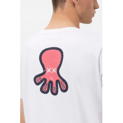Camiseta blanca elPulpo de algodón orgánico | Estilo y sostenibilidad