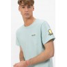 Camiseta verde agua elPulpo de algodón orgánico | Estilo fresco y eco