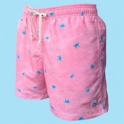Bañador Hombre Cangrejos Rosa | Estilo Original y Cómodo – Eolo