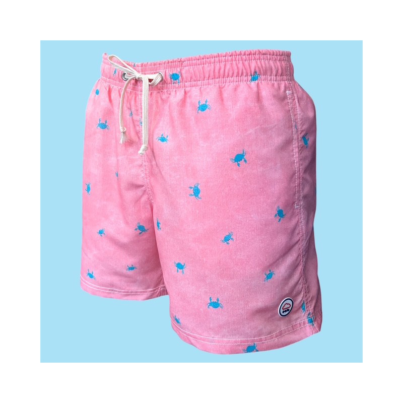 Bañador Hombre Cangrejos Rosa | Estilo Original y Cómodo – Eolo Bañador Hombre Cangrejos Rosa | Estilo Original y Cómodo – Eolo