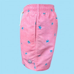 Bañador Hombre Cangrejos Rosa | Estilo Original y Cómodo – Eolo