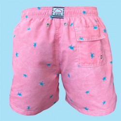 Bañador Hombre Cangrejos Rosa | Estilo Original y Cómodo – Eolo