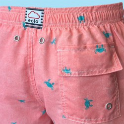 Bañador Hombre Cangrejos Rosa | Estilo Original y Cómodo – Eolo