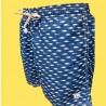 Bañador hombre Eolo peces fondo azul marino | Estilo náutico y comodidad