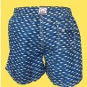 Bañador hombre Eolo peces fondo azul marino | Estilo náutico y comodidad