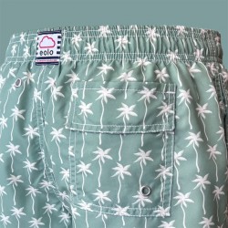 Bañador verde con palmeras blancas para hombre | Eolo