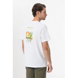 Camiseta Blanca Desierto Baja California – El Pulpo HA Edition