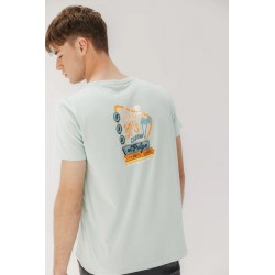 Camiseta Azul Hotel Sealovers Hombre – Algodón Orgánico | Fit Regular