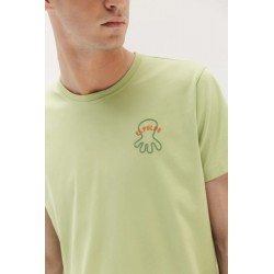 Camiseta Verde Claro Hombre – C’est la Vie | elPulpo Algodón Orgánico
