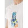 Camiseta Blanca Hombre – elPulpo Snorkel | Algodón Orgánico
