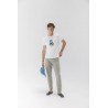 Camiseta Blanca Hombre – elPulpo Snorkel | Algodón Orgánico