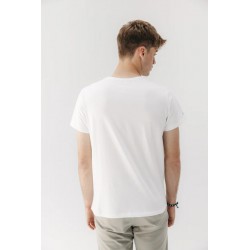 Camiseta Blanca Hombre – elPulpo Snorkel | Algodón Orgánico