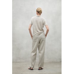 Camiseta Troms de Lino – Fit Holgado y Sostenible | 100% Vegana