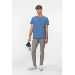 Camiseta Índigo Hombre elPulpo | Algodón Orgánico & Logo Bordado