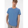 Camiseta Índigo Hombre elPulpo | Algodón Orgánico & Logo Bordado