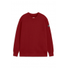 Sudadera Ecoalf Storm burdeos, con algodón reciclado y orgánico. Vegana, cómoda y sostenible, perfecta para un estilo moderno