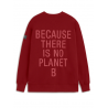 Sudadera Ecoalf Storm burdeos, con algodón reciclado y orgánico. Vegana, cómoda y sostenible, perfecta para un estilo moderno