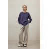 Sudadera Ecoalf Storm Morado | Algodón Reciclado y Orgánico | Moda Sostenible en Eolo Sanxenxo