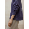 Sudadera Ecoalf Storm Morado | Algodón Reciclado y Orgánico | Moda Sostenible en Eolo Sanxenxo