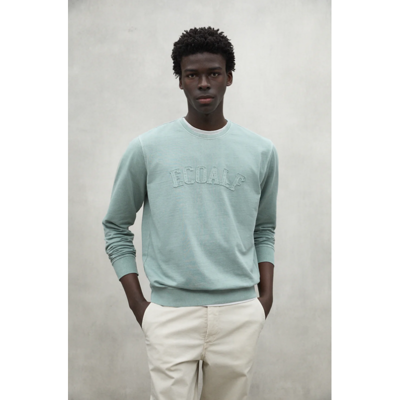 Sudadera Koloa Ecoalf Verde Hombre | Algodón Reciclado y Orgánico | Moda Sostenible