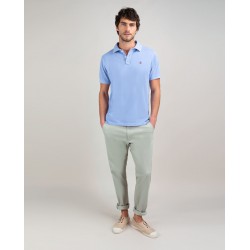 Polo Celeste de Hombre | Estilo Casual y Elegante