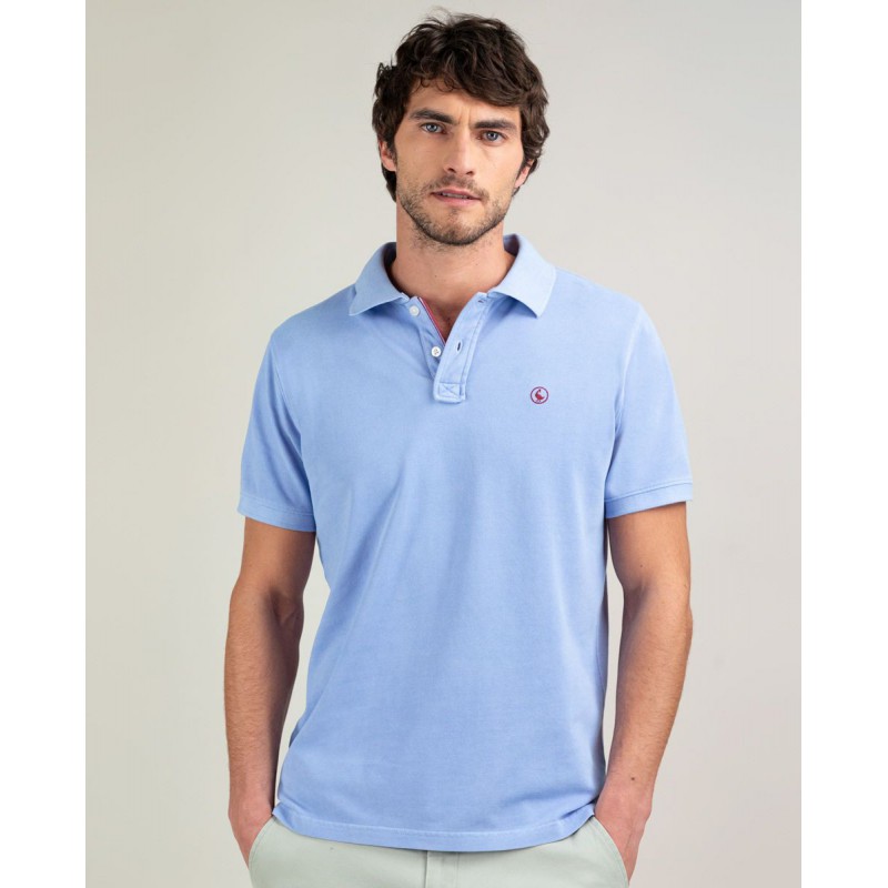 Polo Celeste de Hombre | Estilo Casual y Elegante