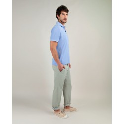 Polo Celeste de Hombre | Estilo Casual y Elegante