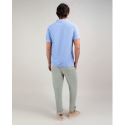 Polo Celeste de Hombre | Estilo Casual y Elegante