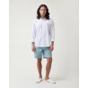 Camisa Fisherman Blanca de Altonadock | Algodón 100% y Estilo Único