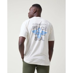 Camiseta Peace Arena de Altonadock | Estilo Aventurero y Algodón 100%