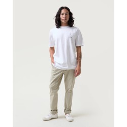 Camiseta Blanca con Ancla | Estilo Moderno y Algodón 100%