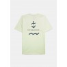 Camiseta Verde con Ancla | Algodón 100% y Estilo Casual