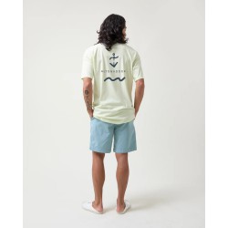 Camiseta Verde con Ancla | Algodón 100% y Estilo Casual
