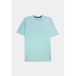 Camiseta Aguamarina con Ancla | Algodón 100% y Estilo Náutico