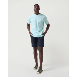 Camiseta Aguamarina con Ancla | Algodón 100% y Estilo Náutico
