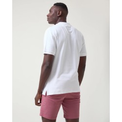 Polo blanco Altonadock para hombre - básico de piqué con 30% de descuento | Eolo Sanxenxo