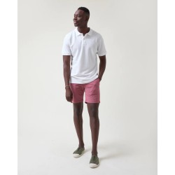 Polo blanco Altonadock para hombre - básico de piqué con 30% de descuento | Eolo Sanxenxo