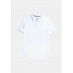 Polo blanco Altonadock para hombre - básico de piqué con 30% de descuento | Eolo Sanxenxo