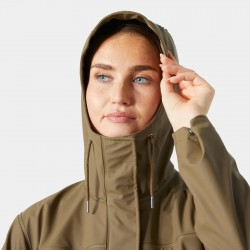 Cazadora impermeable Helly Hansen Moss mujer – Protección total y estilo urbano | Eolo Sanxenxo
