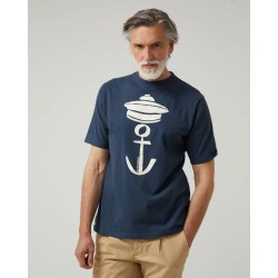Camiseta Ancla Azul Marino Altonadock Hombre | Moda Náutica Online