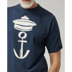 Camiseta Ancla Azul Marino Altonadock Hombre | Moda Náutica Online