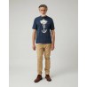Camiseta Ancla Azul Marino Altonadock Hombre | Moda Náutica Online