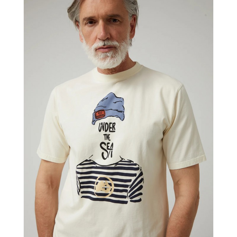 Camiseta Marinera Beige Under the Sea Altonadock Hombre | Moda Náutica Online